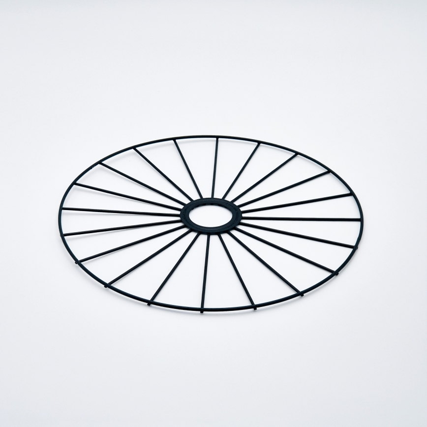 Κρεμαστό φωτιστικό οροφής MONTANA 1xE27/15W/230V διάμετρος 30 cm μαύρο