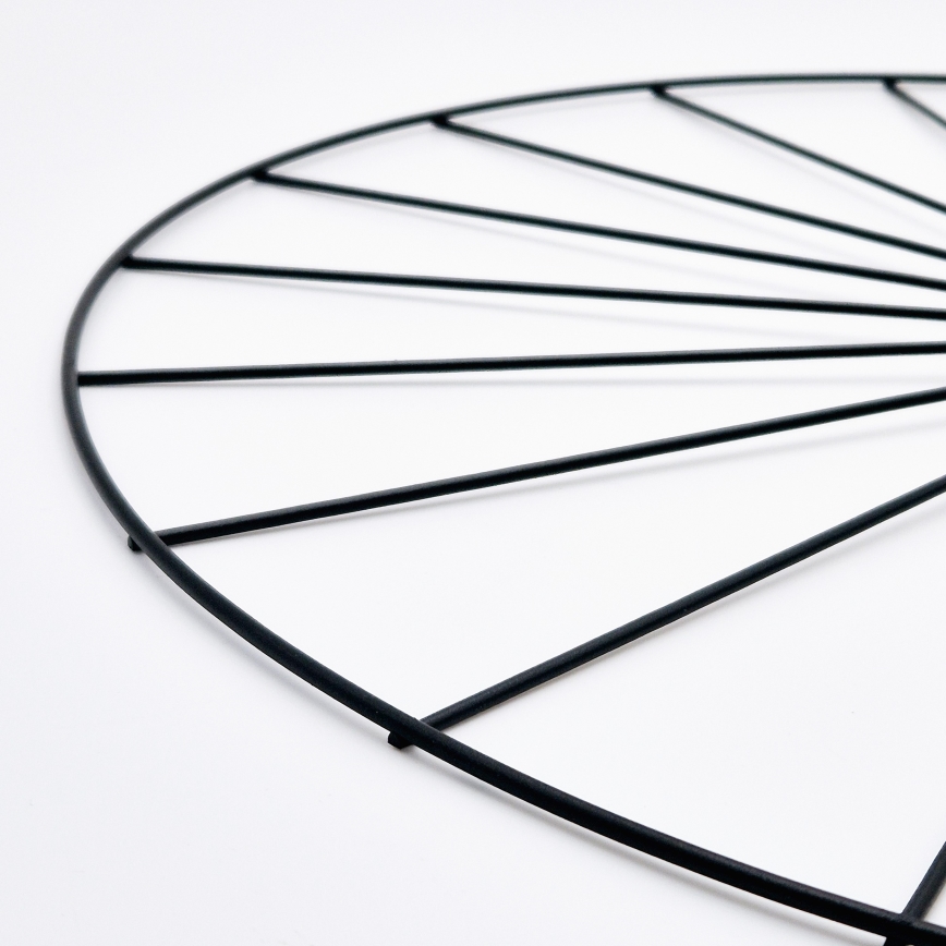 Κρεμαστό φωτιστικό οροφής MONTANA 1xE27/15W/230V διάμετρος 30 cm μαύρο