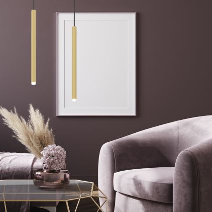 Κρεμαστό φωτιστικό οροφής MONZA 1xG9/8W/230V χρυσό