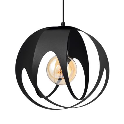 Κρεμαστό φωτιστικό οροφής  MOONLIGHT 1xE27/15W/230V μαύρο