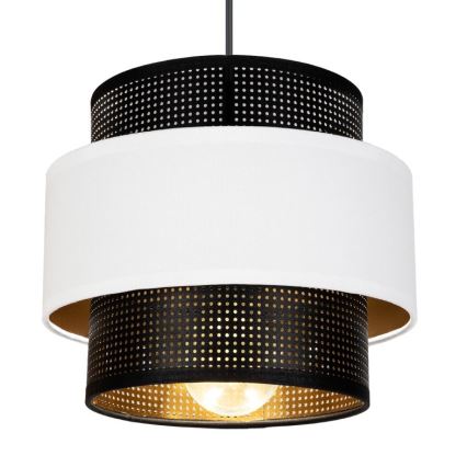 Κρεμαστό φωτιστικό οροφής NESS 3xE27/60W/230V spider μαύρο/λευκό