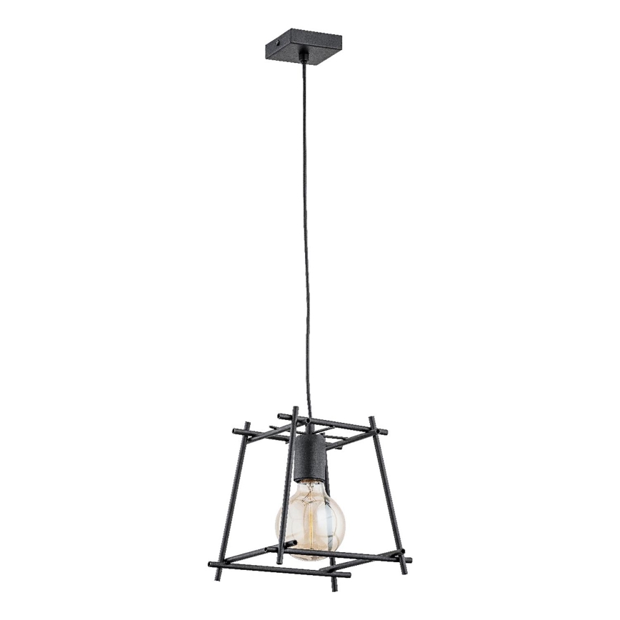 Κρεμαστό φωτιστικό οροφής NETI 1xE27/15W/230V μαύρο