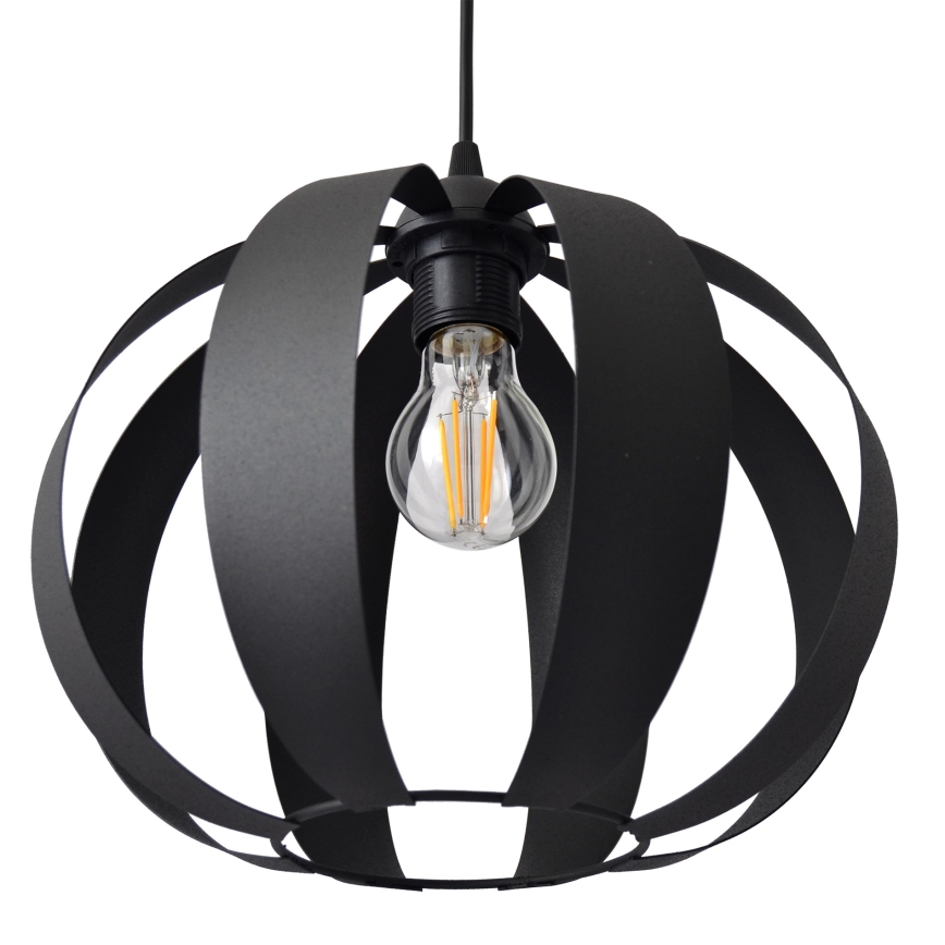 Κρεμαστό φωτιστικό οροφής NEWTON 1xE27/15W/230V μαύρο