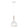 Κρεμαστό φωτιστικό οροφής NOAK WOOD 1xE27/15W/230V λευκό/οξιά