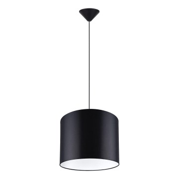 Κρεμαστό φωτιστικό οροφής NOVA 1xE27/15W/230V διάμετρος 30 cm μαύρο