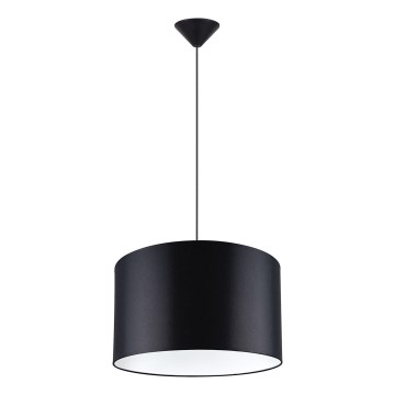 Κρεμαστό φωτιστικό οροφής NOVA 1xE27/15W/230V διάμετρος 40 cm μαύρο