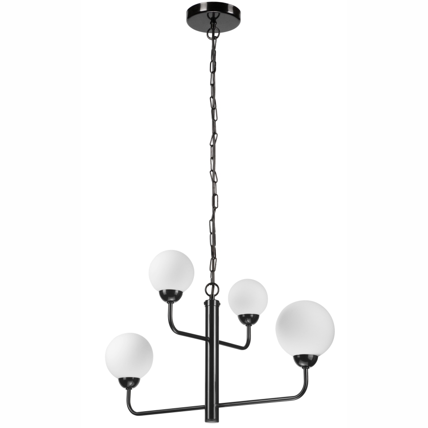 Κρεμαστό φωτιστικό οροφής OSCAR 4xG9/5W/230V μαύρο