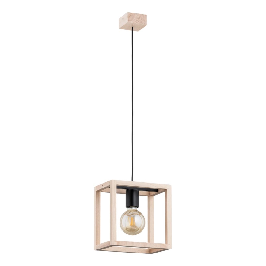 Κρεμαστό φωτιστικό οροφής PAKO 1xE27/15W/230V μπεζ