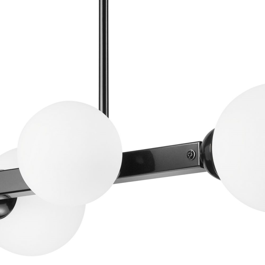 Κρεμαστό φωτιστικό οροφής ράγα ASTRO 4xG9/5W/230V μαύρο