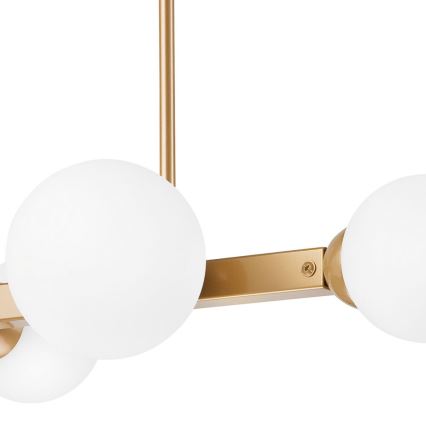 Κρεμαστό φωτιστικό οροφής ράγα ASTRO 4xG9/5W/230V χρυσό