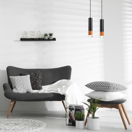 Κρεμαστό φωτιστικό οροφής ράγα AURELIA 2xGU10/10W/230V