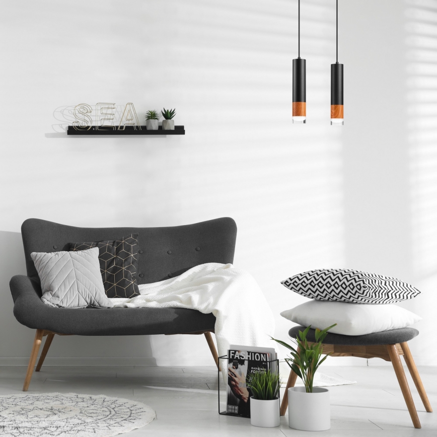 Κρεμαστό φωτιστικό οροφής ράγα AURELIA 2xGU10/10W/230V