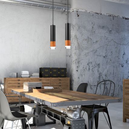 Κρεμαστό φωτιστικό οροφής ράγα AURELIA 2xGU10/10W/230V