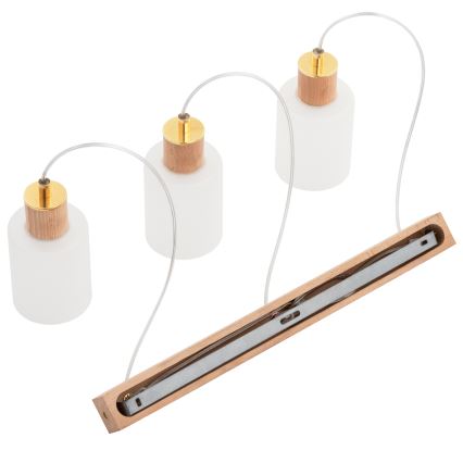 Κρεμαστό φωτιστικό οροφής ράγα EVIC 3xE27/60W/230V