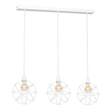 Κρεμαστό φωτιστικό οροφής ράγα GERID 3xE27/60W/230V