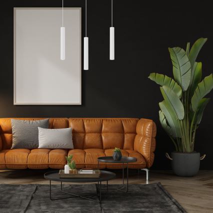 Κρεμαστό φωτιστικό οροφής ράγα HUDSON 3xGU10/8W/230V λευκό