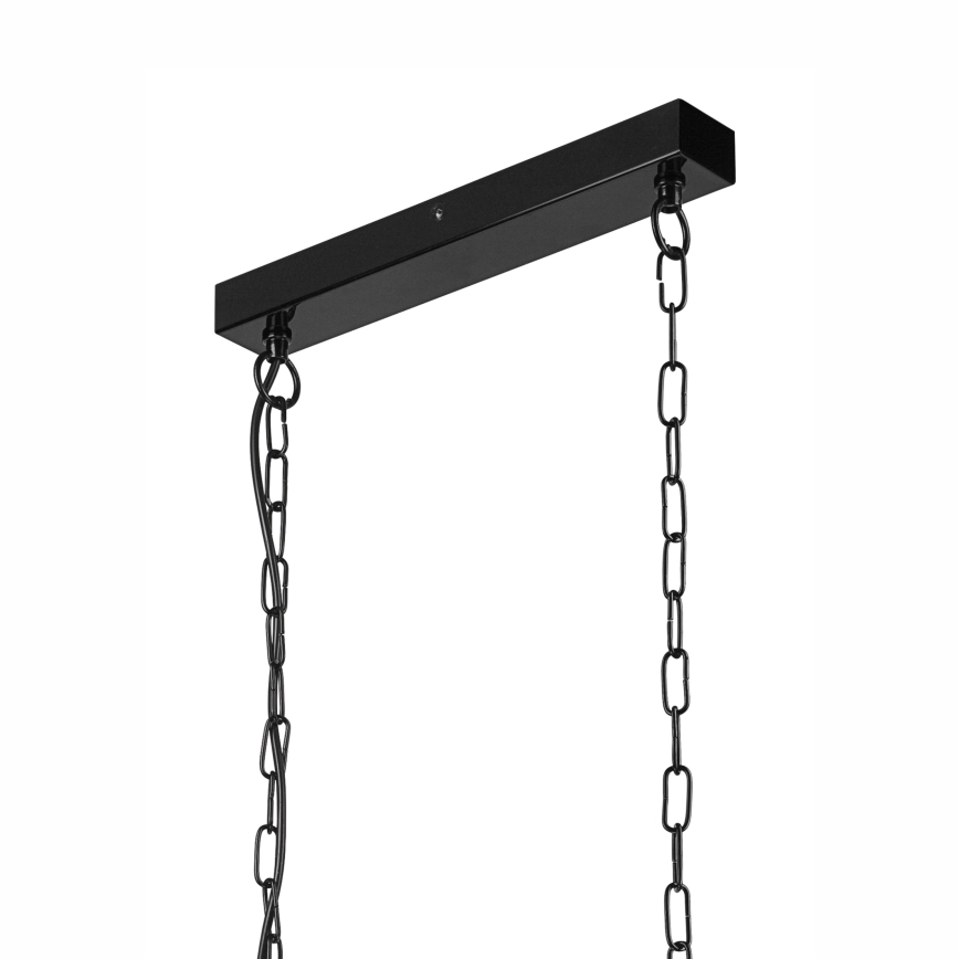 Κρεμαστό φωτιστικό οροφής ράγα MORGAN 1xE27/60W/230V μαύρο/χαλκός