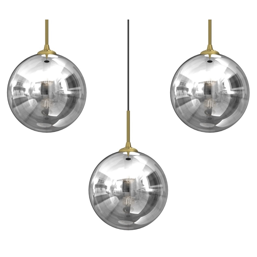 Κρεμαστό φωτιστικό οροφής ράγα REFLEX 3xE14/40W/230V