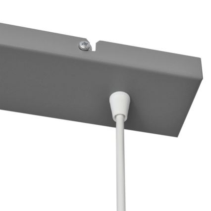 Κρεμαστό φωτιστικό οροφής ράγα VOLTA 2xE27/15W/230V γκρι