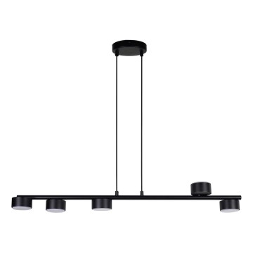 Κρεμαστό φωτιστικό οροφής PUNTO 5xGX53/12W/230V μαύρο