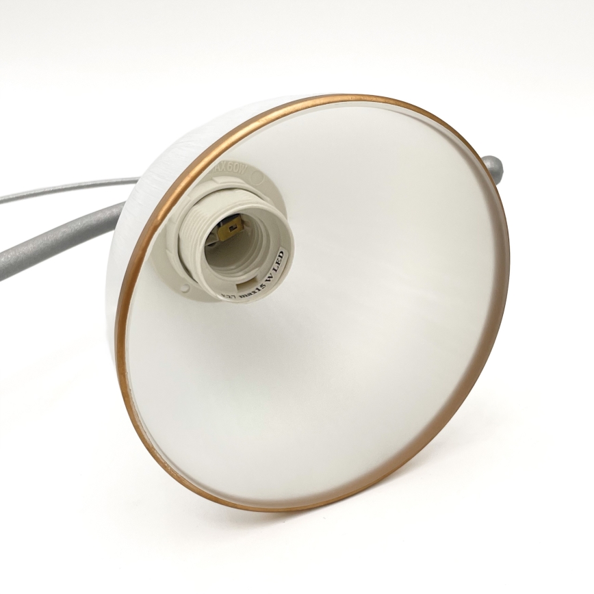 Κρεμαστό φωτιστικό οροφής RETRO 2xE27/60W/230V ασημί