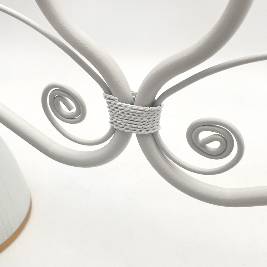 Κρεμαστό φωτιστικό οροφής RETRO 2xE27/60W/230V λευκό ματ