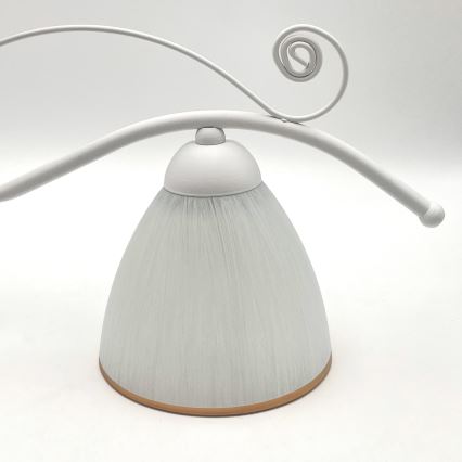 Κρεμαστό φωτιστικό οροφής RETRO 2xE27/60W/230V λευκό ματ