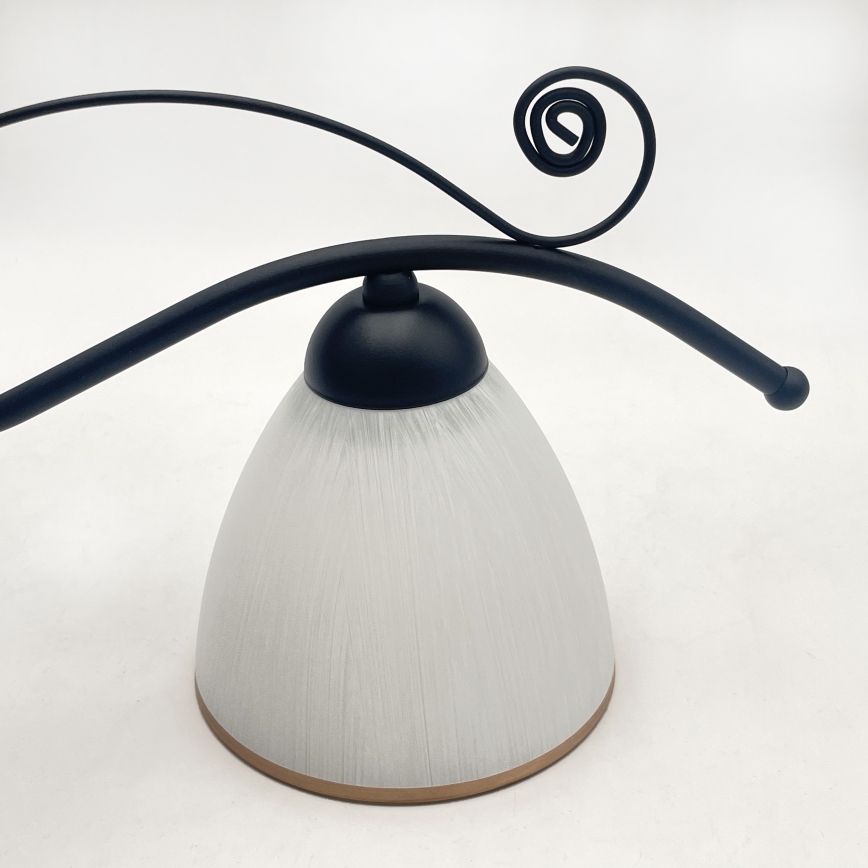 Κρεμαστό φωτιστικό οροφής RETRO 2xE27/60W/230V ματ μαύρο