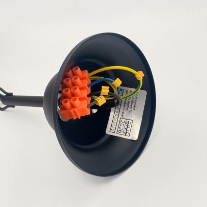 Κρεμαστό φωτιστικό οροφής RETRO 2xE27/60W/230V ματ μαύρο