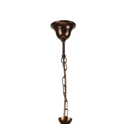 Κρεμαστό φωτιστικό οροφής RETRO 2xE27/60W/230V χαλκός/πατίνα