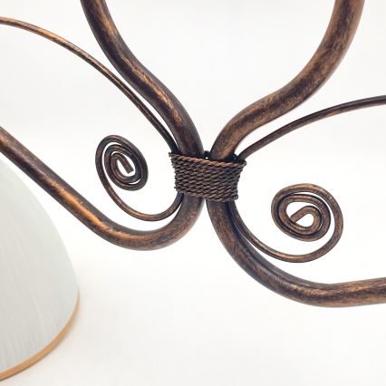 Κρεμαστό φωτιστικό οροφής RETRO 2xE27/60W/230V χαλκός/πατίνα