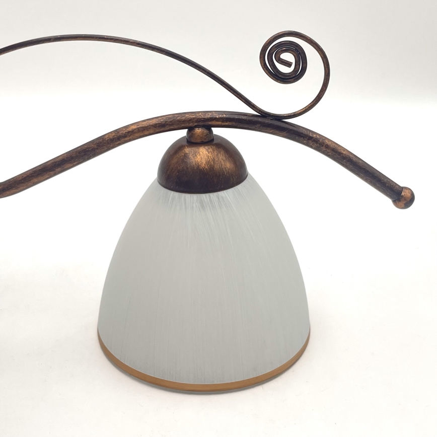 Κρεμαστό φωτιστικό οροφής RETRO 2xE27/60W/230V χαλκός/πατίνα