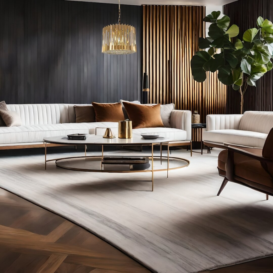 Κρεμαστό φωτιστικό οροφής RITZ 7xE14/40W/230V διάμετρος 42 cm χρυσό