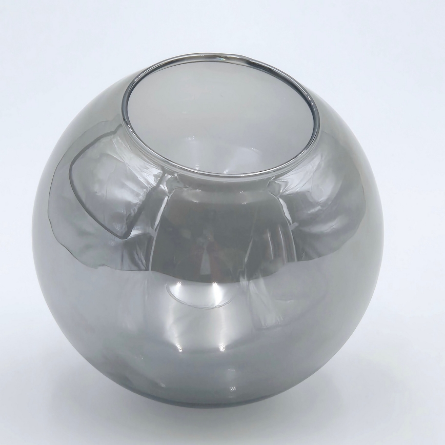 Κρεμαστό φωτιστικό οροφής ROLLO 1xE14/5W/230V ματ χρώμιο/φιμέ