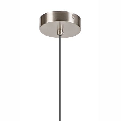 Κρεμαστό φωτιστικό οροφής ROLLO 1xE14/5W/230V ματ χρώμιο/φιμέ