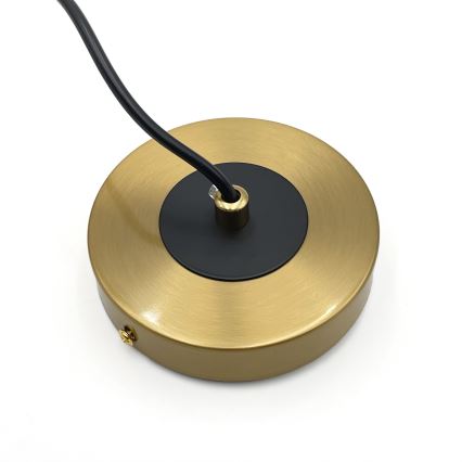 Κρεμαστό φωτιστικό οροφής ROLLO 1xE14/5W/230V χρυσό/φιμέ μπεζ