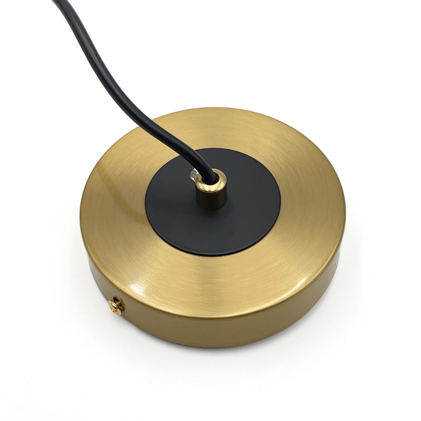 Κρεμαστό φωτιστικό οροφής ROLLO 1xE14/5W/230V χρυσό/φιμέ μπεζ