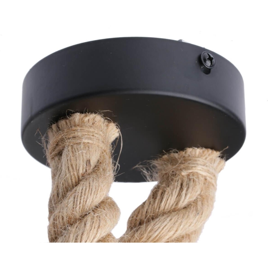Κρεμαστό φωτιστικό οροφής ROPE 2xE27/12W/230V