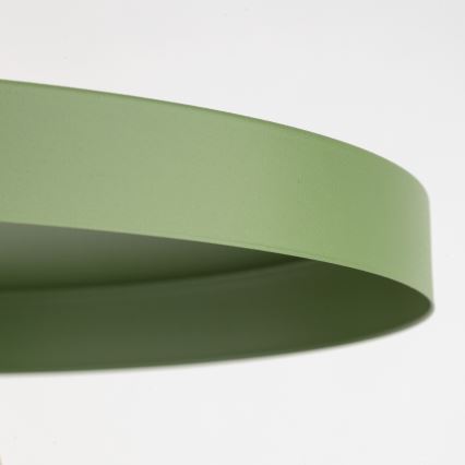 Κρεμαστό φωτιστικό οροφής SILA 1xE27/15W/230V διάμετρος 30 cm πράσινο