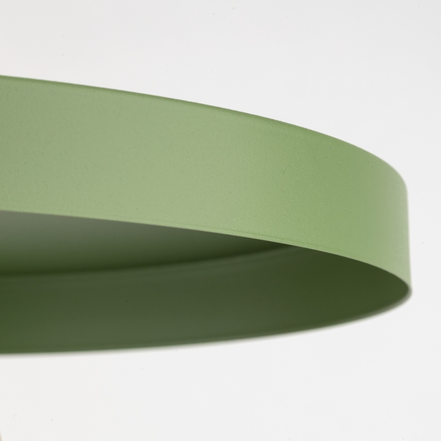 Κρεμαστό φωτιστικό οροφής SILA 1xE27/15W/230V διάμετρος 30 cm πράσινο