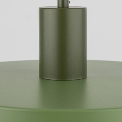 Κρεμαστό φωτιστικό οροφής SILA 1xE27/15W/230V διάμετρος 30 cm πράσινο
