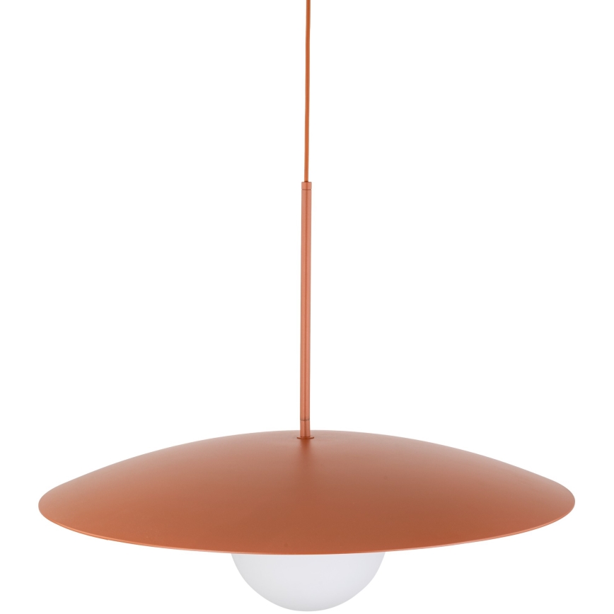 Κρεμαστό φωτιστικό οροφής SLATE 1xE27/15W/230V διάμετρος 65 cm τούβλο