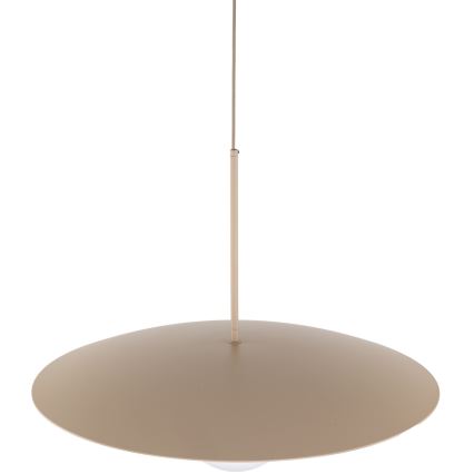 Κρεμαστό φωτιστικό οροφής SLATE 1xE27/15W/230V διάμετρος 65 cm μπεζ