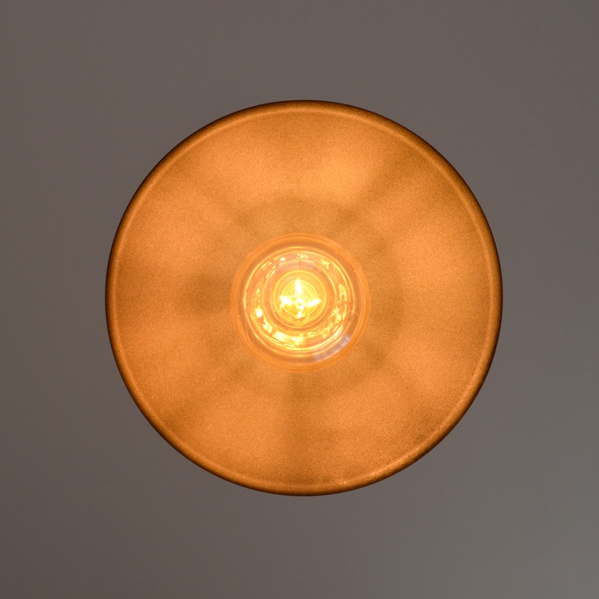 Κρεμαστό φωτιστικό οροφής SORAPIS 1xE27/15W/230V μαύρο