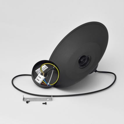 Κρεμαστό φωτιστικό οροφής SORAPIS 1xE27/15W/230V μαύρο