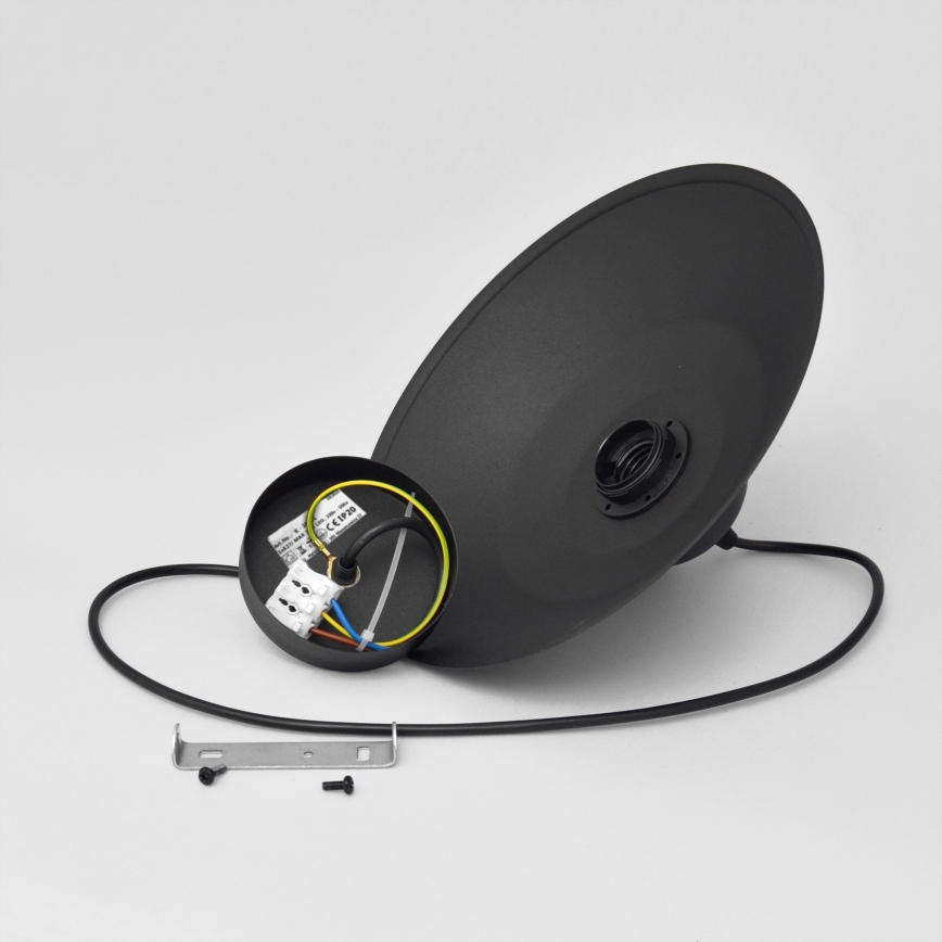 Κρεμαστό φωτιστικό οροφής SORAPIS 1xE27/15W/230V μαύρο