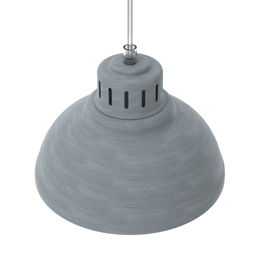 Κρεμαστό φωτιστικό οροφής SVEN 3xE27/15W/230V γκρι