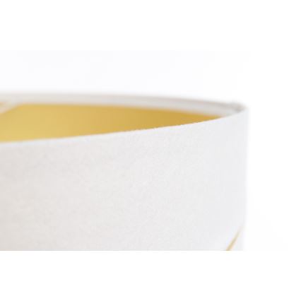 Κρεμαστό φωτιστικό οροφής SWING 1xE27/60W/230V λευκό/χρυσαφί