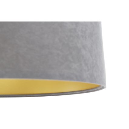 Κρεμαστό φωτιστικό οροφής SWING 1xE27/60W/230V γκρι/λευκό/χρυσαφί