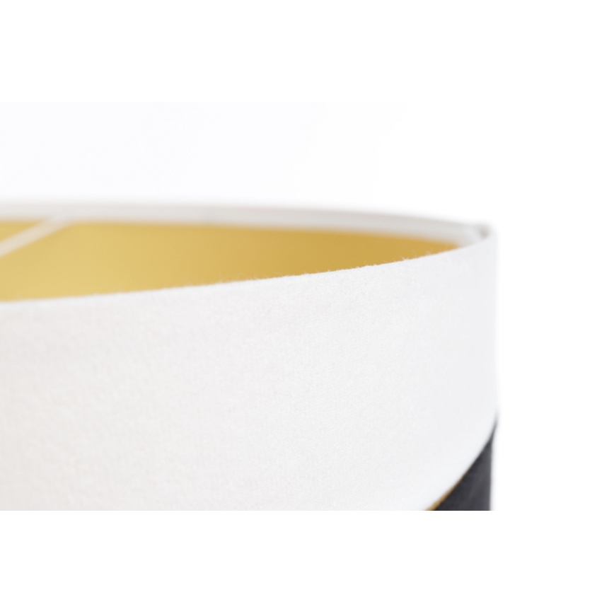 Κρεμαστό φωτιστικό οροφής SWING 1xE27/60W/230V μαύρο/λευκό/χρυσαφί